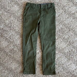 GAP boys Olive Chinos